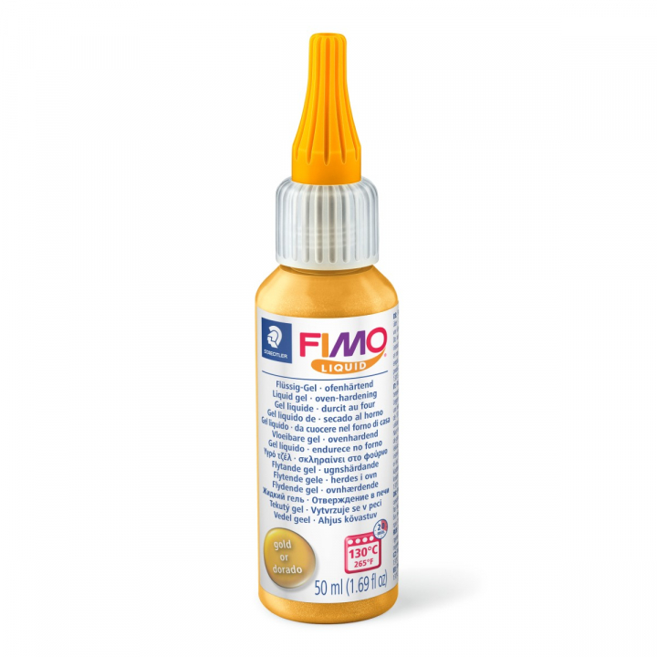 FIMO Liquid gel 50 ml gold in the group Hobby & Creativity / Create / Modelling Clay at Pen Store (126647)