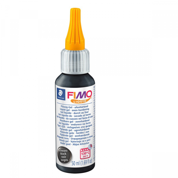 FIMO Liquid gel 50 ml black in the group Hobby & Creativity / Create / Modelling Clay at Pen Store (126649)