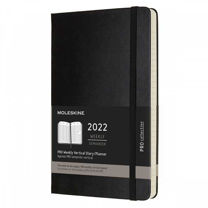 Planner 2022 Weekly PRO Vertical Large Black in the group Paper & Pads / Planners / 12-Month Planners at Pen Store (126674)