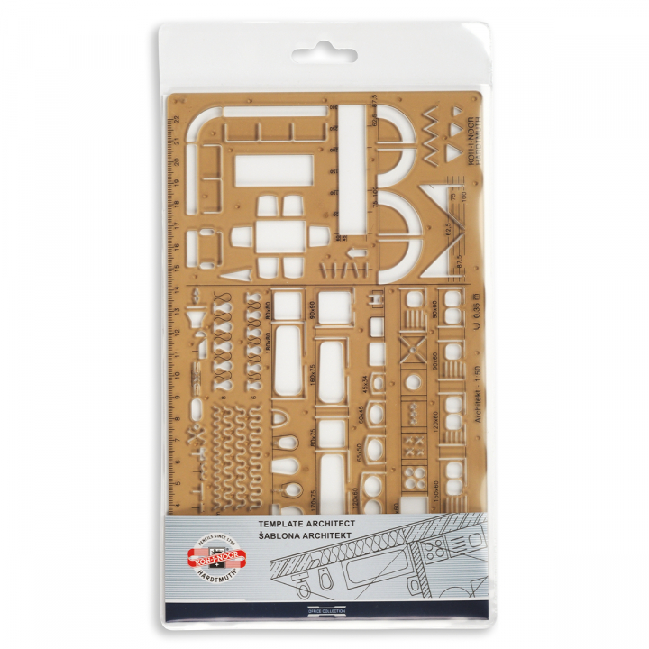 Drawing Template Architect in the group Hobby & Creativity / Hobby Accessories / Stencils at Pen Store (126732)
