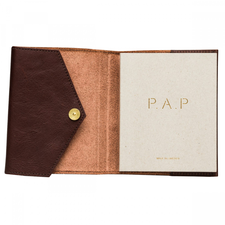 Mia A5 Leather Notebook Brown in the group Paper & Pads / Note & Memo / Notebooks & Journals at Pen Store (126789)