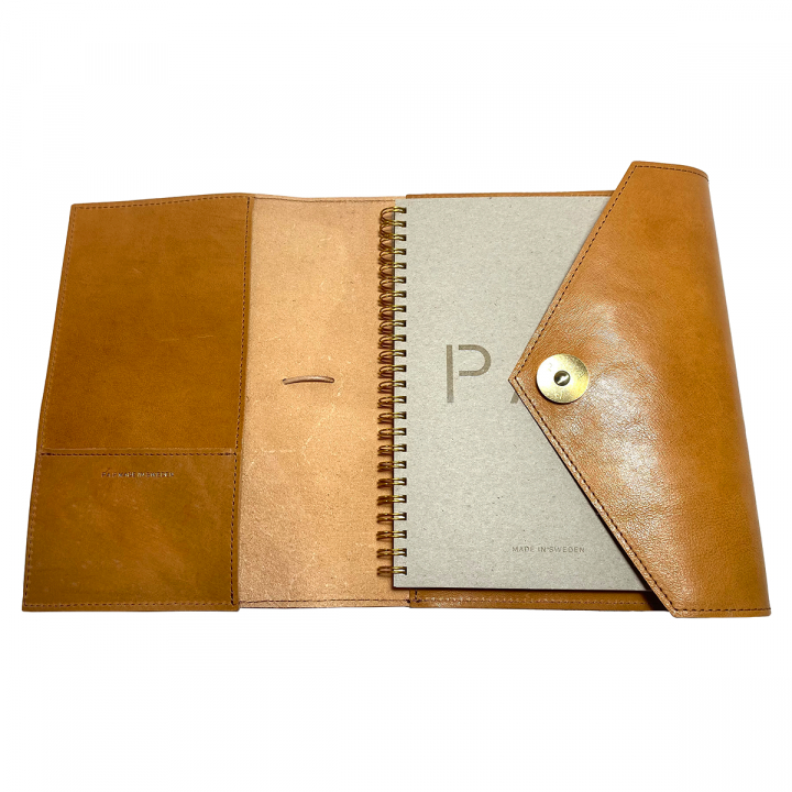Ulf Leather Notebook Cognac in the group Paper & Pads / Note & Memo / Notebooks & Journals at Pen Store (126791)