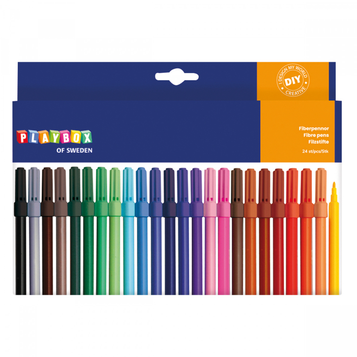 Felt-tip Thin 24-set in the group Kids / Kids' Pens / Felt Tip Pens for Kids at Pen Store (126828)