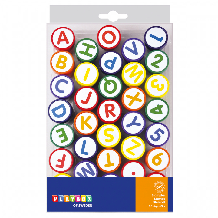 Stamps for kids  35-set in the group Hobby & Creativity / Hobby Accessories / Stamps at Pen Store (126839)