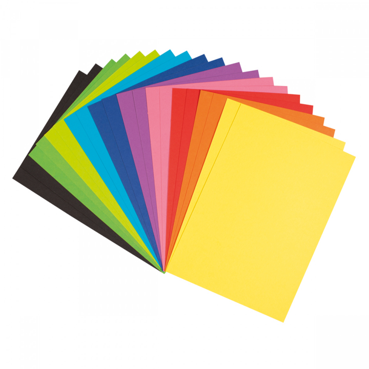Colored paper A4 20 pcs in the group Kids / Books for Kids / Paper & Drawing Pad for Kids at Pen Store (126844)