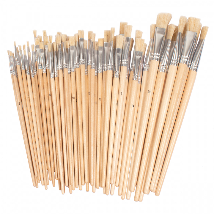 Big pack Brushes 60 pcs in the group Kids / Kids' Paint & Crafts / Paint Brushes for Kids at Pen Store (126846)
