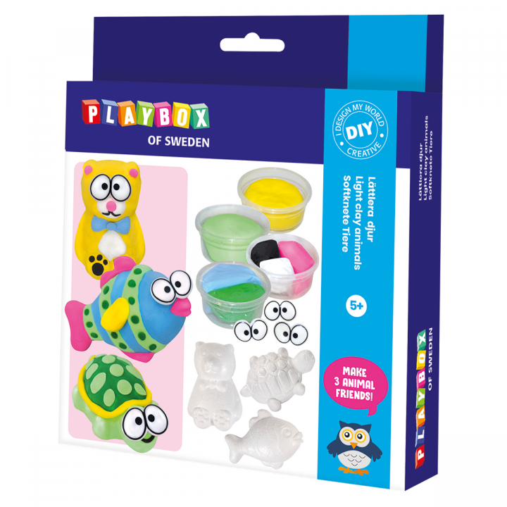 Craft set Animals in the group Kids / Kids' Paint & Crafts / Modelling Clay for Kids at Pen Store (126850)