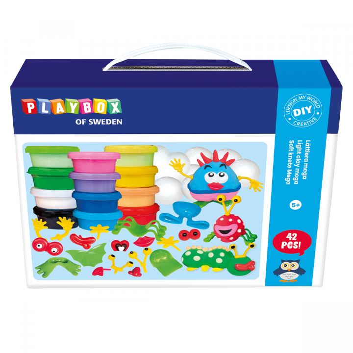 Light Clay mega in the group Kids / Kids' Paint & Crafts / Modelling Clay for Kids at Pen Store (126851)