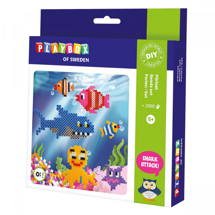Beads set Fishes 2000 pcs in the group Hobby & Creativity / Create / Tube beads & more at Pen Store (126881)