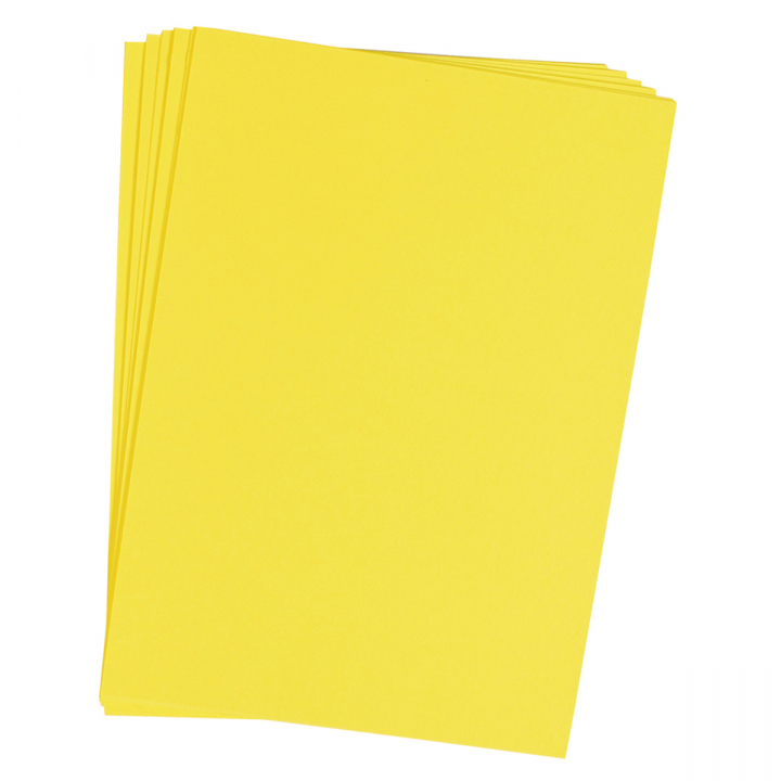 Paper lemon yellow 25 pcs 180 g in the group Paper & Pads / Artist Pads & Paper / Colored Papers at Pen Store (126886)