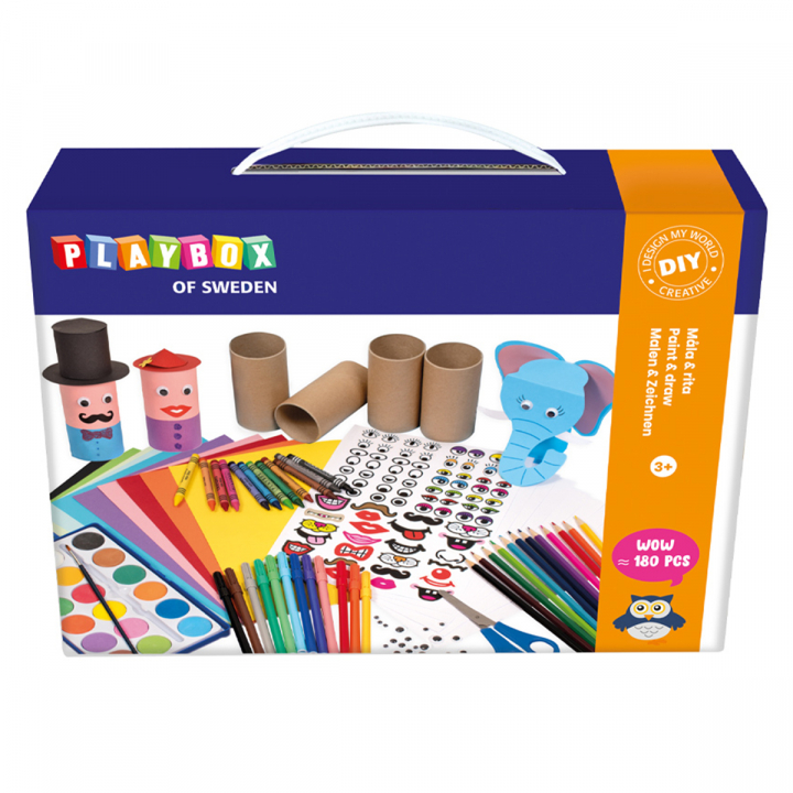 Craft set Paint & Draw in the group Kids / Books for Kids / Birthday Parties at Pen Store (126896)