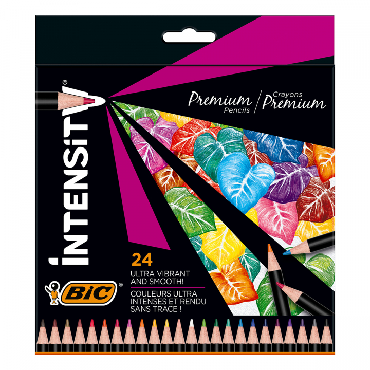Intensity Premium Coloring pencils 24-pack in the group Pens / Artist Pens / Colored Pencils at Pen Store (126948)