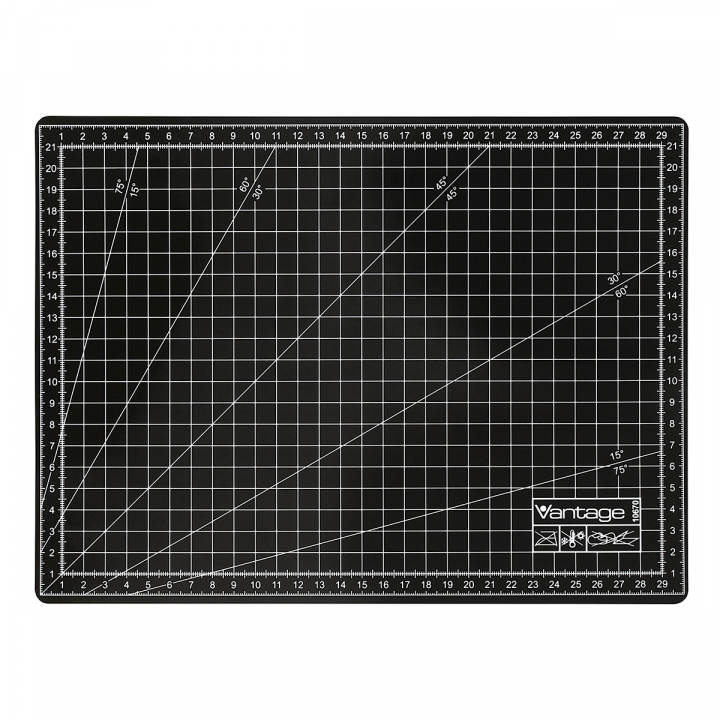 Cutting Mat Black A4 in the group Hobby & Creativity / Hobby Accessories / Cutting Mats at Pen Store (127029)
