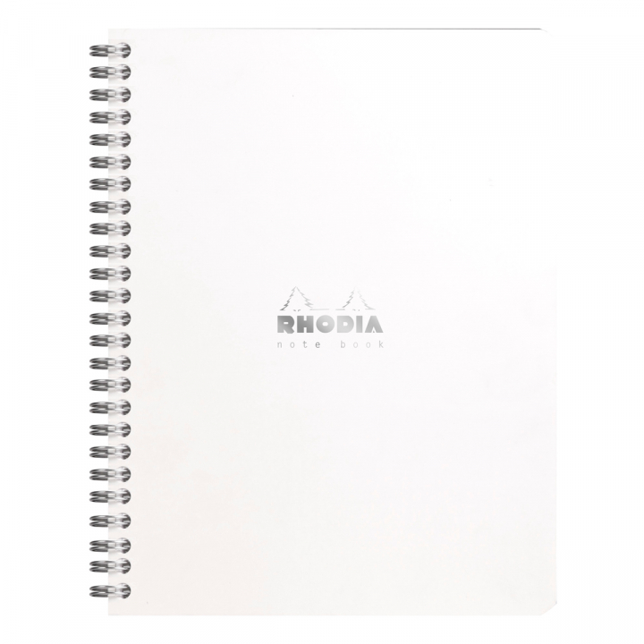 Notebook Spiral White A5 Ruled in the group Paper & Pads / Note & Memo / Spiral Pads at Pen Store (127143)