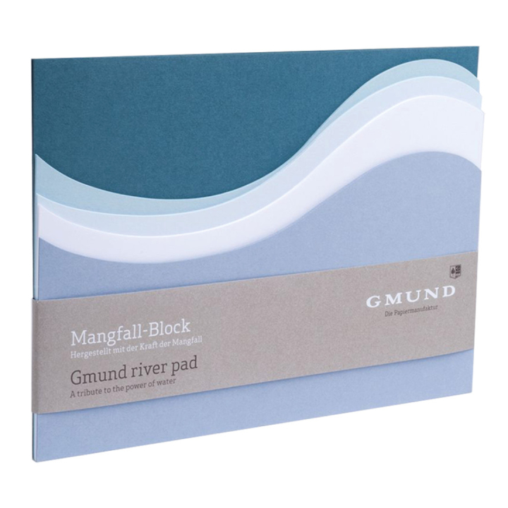 River Notepad A5 Greyblue in the group Paper & Pads / Note & Memo / Writing & Memo Pads at Pen Store (127236)