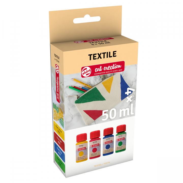 Textile Dye Set 4 x 50 ml Pearl in the group Hobby & Creativity / Create / Fabric Markers and Dye at Pen Store (127586)