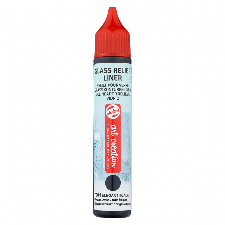 Glass Liner 28 ml Black in the group Hobby & Creativity / Create / Glass & Porcelain Paint at Pen Store (127630)