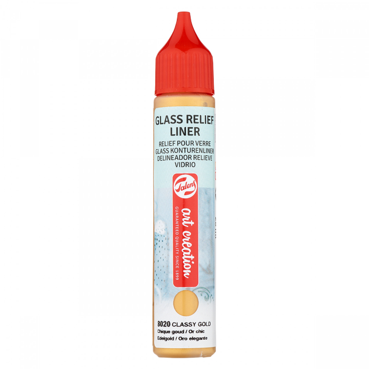 Glass Liner 28 ml Classy Gold in the group Hobby & Creativity / Create / Glass & Porcelain Paint at Pen Store (127632)