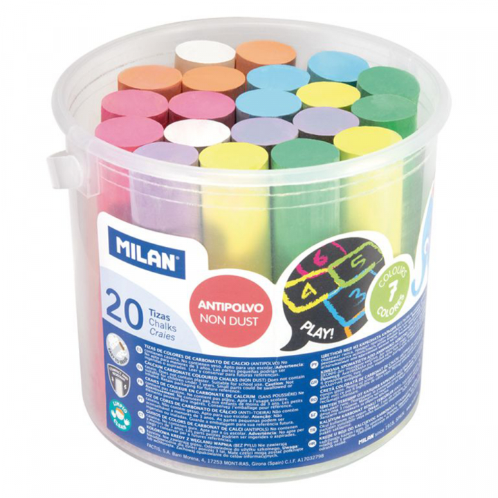 Maxi Sidewalk chalk Pack of 20 in the group Kids / Kids' Pens / Crayons for Kids at Pen Store (127869)