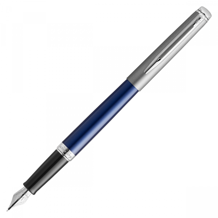 Hémisphère Essential Blue/Chrome Fountain Pen Fine in the group Pens / Fine Writing / Fountain Pens at Pen Store (128029)