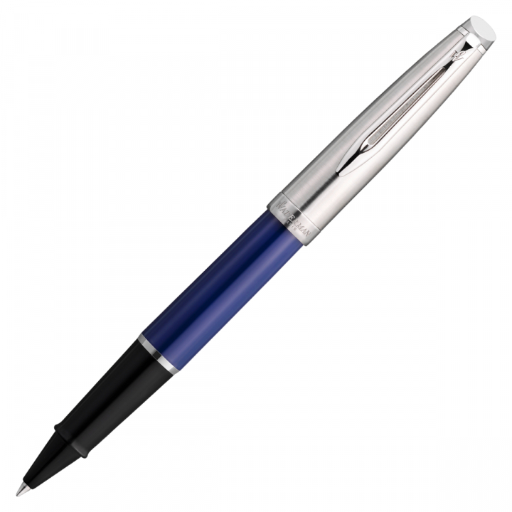 Emblème Blue/Chrome Rollerball in the group Pens / Fine Writing / Rollerball Pens at Pen Store (128050)