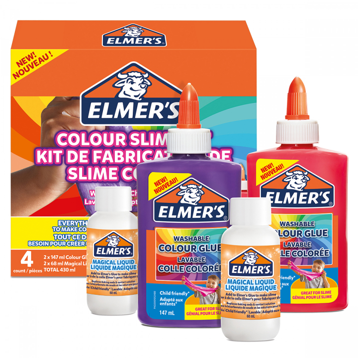 Colour Slime Kit 4 pieces in the group Kids / Fun and learning / Slime at Pen Store (128060)