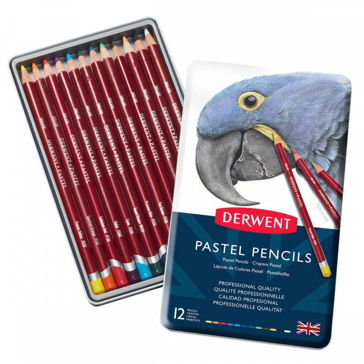 Pastel Coloured Pencils Set of 12 in the group Art Supplies / Colors / Pastels at Pen Store (128186)