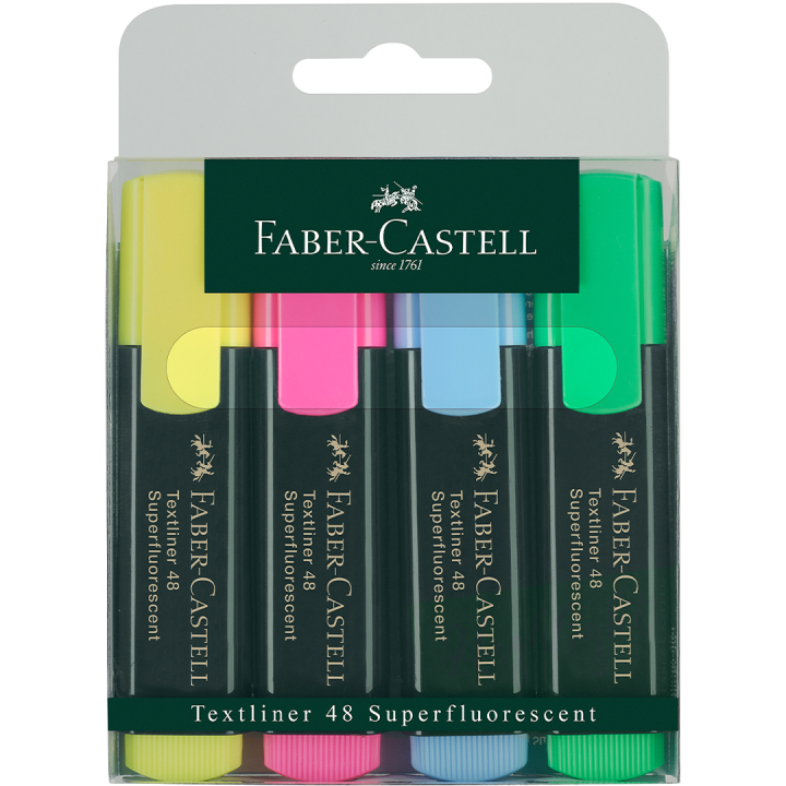 Textliner 48 Highlighter 4-pack in the group Pens / Office / Highlighters at Pen Store (128293)