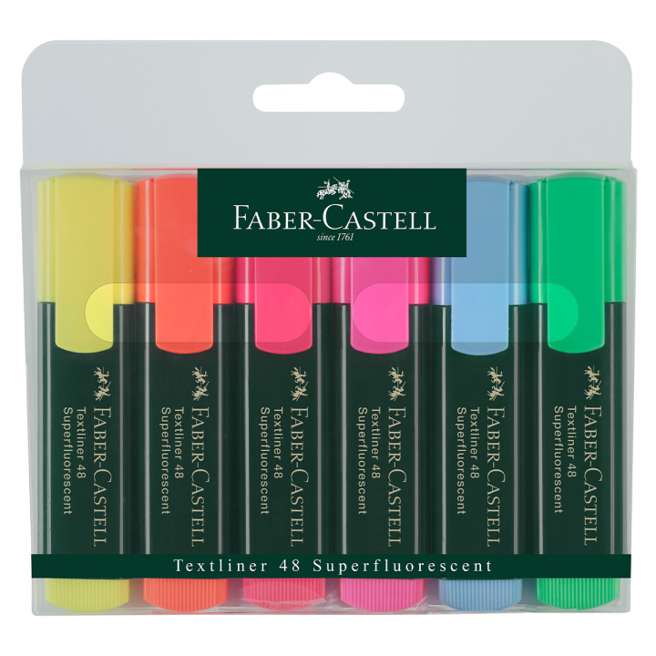 Textliner 48 Highlighter 6-pack in the group Pens / Office / Highlighters at Pen Store (128294)