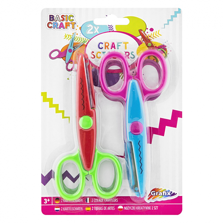 Craft Scissors 2-pack in the group Kids / Fun and learning / Scissors for Kids at Pen Store (128492)