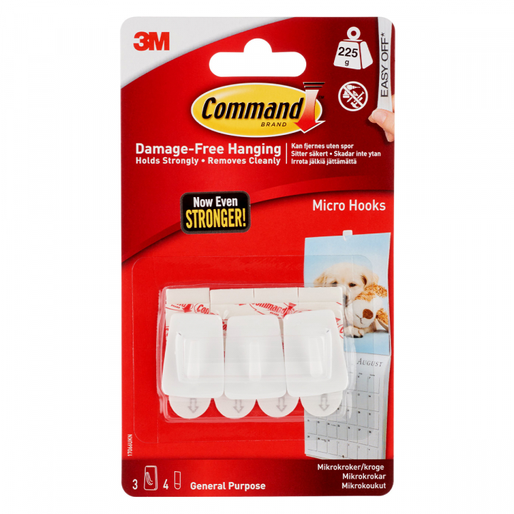 Command Micro Hooks in the group Hobby & Creativity / Organize / Home Office at Pen Store (128612)