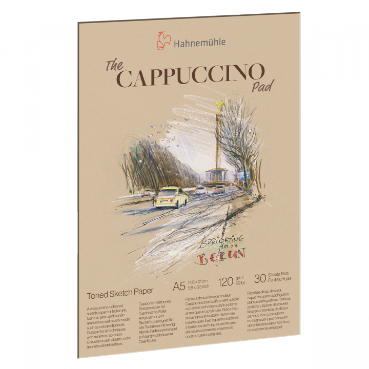 The Cappuccino Pad A5 120g in the group Paper & Pads / Artist Pads & Paper / Colored Papers at Pen Store (128672)