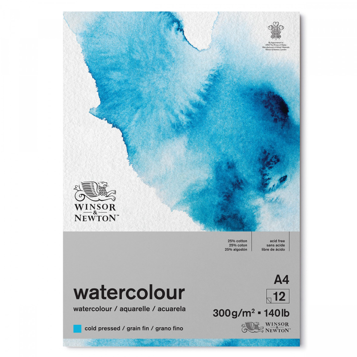 Watercolour Pad A4 300g in the group Paper & Pads / Artist Pads & Paper / Watercolor Pads at Pen Store (128696)