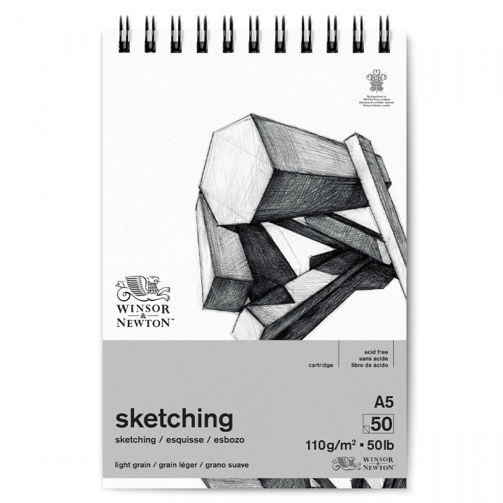 Sketch Pad Spiral A5 110g in the group Paper & Pads / Artist Pads & Paper / Drawing & Sketch Pads at Pen Store (128710)