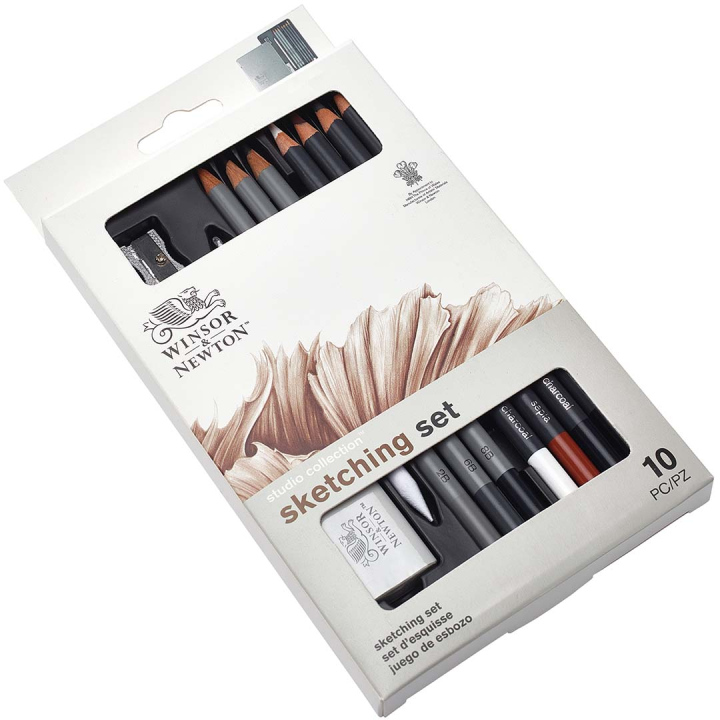 Studio Collection Sketching Pencils 10 pcs in the group Art Supplies / Crayons & Graphite / Drawing Charcoal at Pen Store (128762)