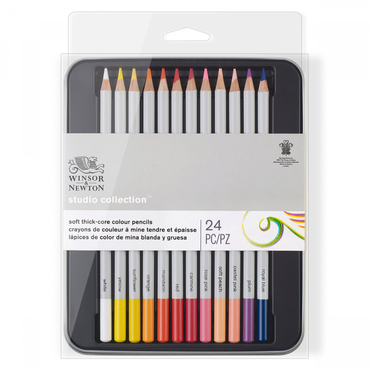 Studio Collection Colour Pencils Set of 24 in the group Pens / Artist Pens / Colored Pencils at Pen Store (128765)