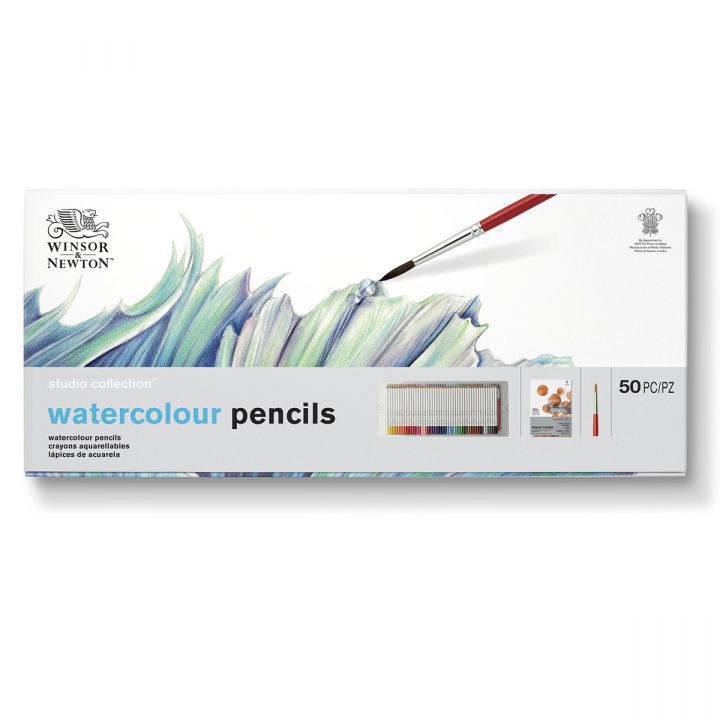 Studio Collection Watercolour Pencils Box Set of 50 in the group Pens / Artist Pens / Watercolor Pencils at Pen Store (128773)