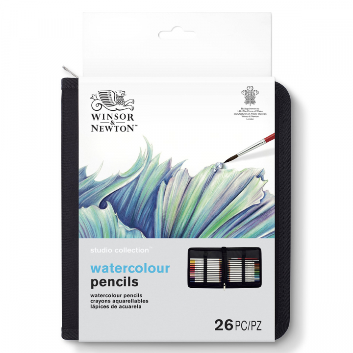Studio Collection Watercolour Pencils Wallet Set of 26 in the group Pens / Artist Pens / Watercolor Pencils at Pen Store (128775)