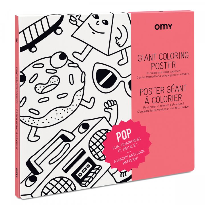 Coloring Poster Pop in the group Hobby & Creativity / Create / Crafts & DIY at Pen Store (128827)
