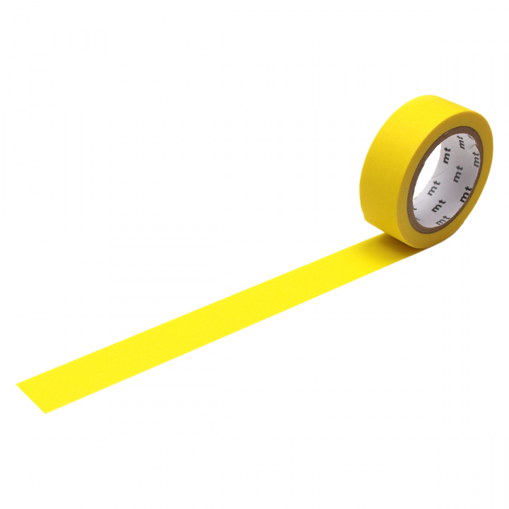 Washi-tape Matte Yellow in the group Hobby & Creativity / Hobby Accessories / Washi-tape at Pen Store (128850)
