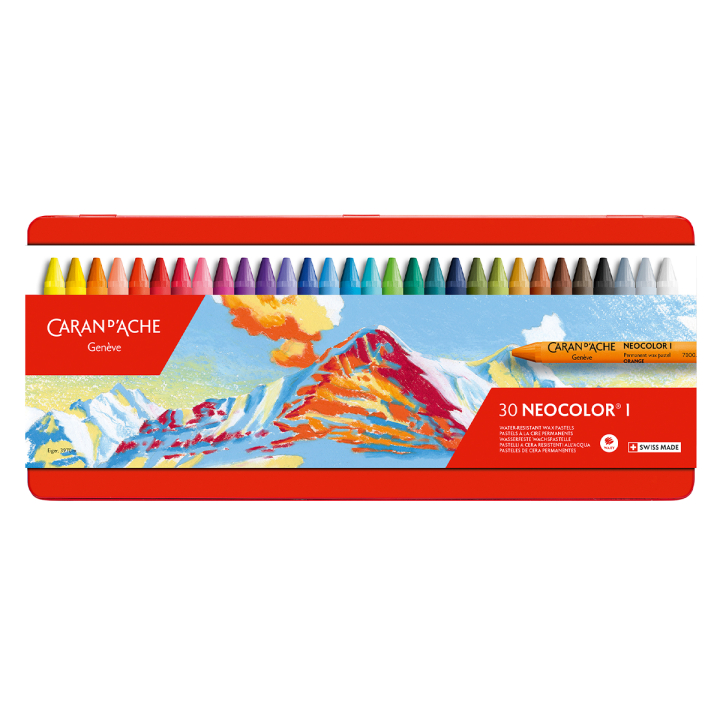 Neocolor I Pastel crayons 30-set in the group Art Supplies / Crayons & Graphite / Pastel Crayons at Pen Store (128890)