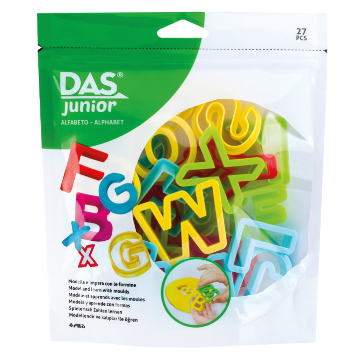 Junior Modelling 27-set Letters  in the group Kids / Kids' Paint & Crafts / Modelling Clay for Kids at Pen Store (128996)