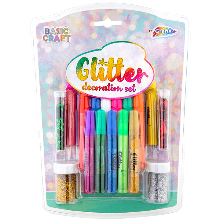 Glitter Decoration 21-set in the group Hobby & Creativity / Create / Crafts & DIY at Pen Store (129316)