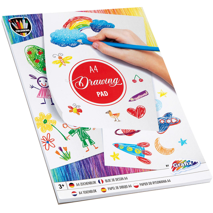Drawing Pad Kids A4 72 sheets in the group Kids / Fun and learning / Paper & Drawing Pad for Kids at Pen Store (129333)