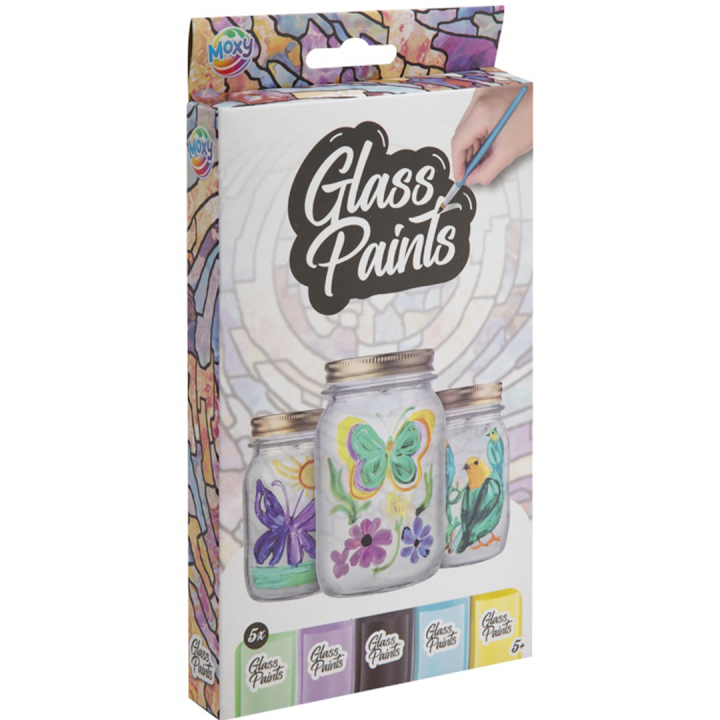 Glass Paints 4-set in the group Hobby & Creativity / Paint / Glass & Porcelain Paint at Pen Store (129347)