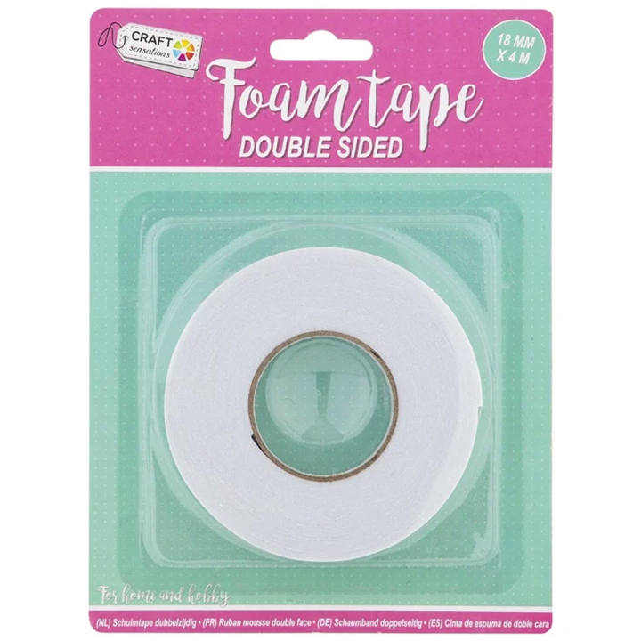 Foam tape Double-adhesive 18mm in the group Hobby & Creativity / Hobby Accessories / Tape at Pen Store (129400)