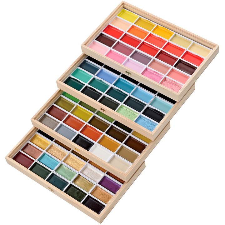 Gansai Tambi Aquarelle Set of 100 in the group Art Supplies / Artist colours / Watercolor Paint / Watercolor pans at Pen Store (129541)