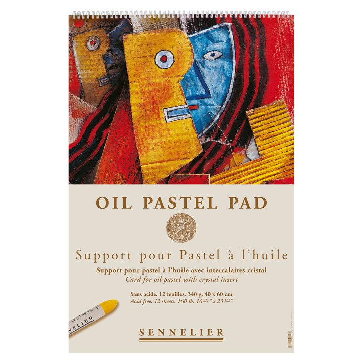 Oil Pastel Pad 340g 40x60cm 12 sheets in the group Paper & Pads / Artist Pads & Paper / Pastel Pads at Pen Store (129828)