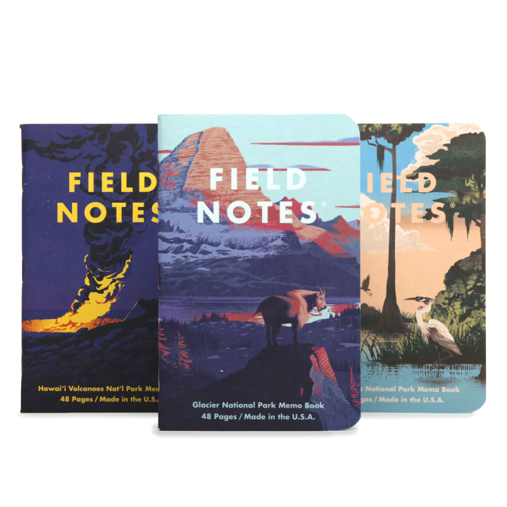 National Parks Series F 3-Pack in the group Paper & Pads / Note & Memo / Notebooks & Journals at Pen Store (129841)