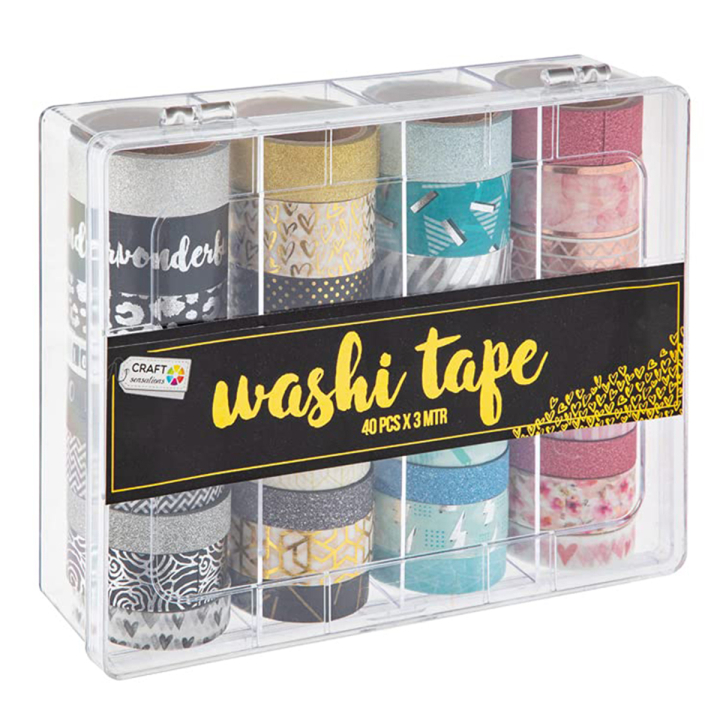 Washi tape 40-pack in storage box #2 in the group Hobby & Creativity / Hobby Accessories / Washi Tape at Pen Store (129891)